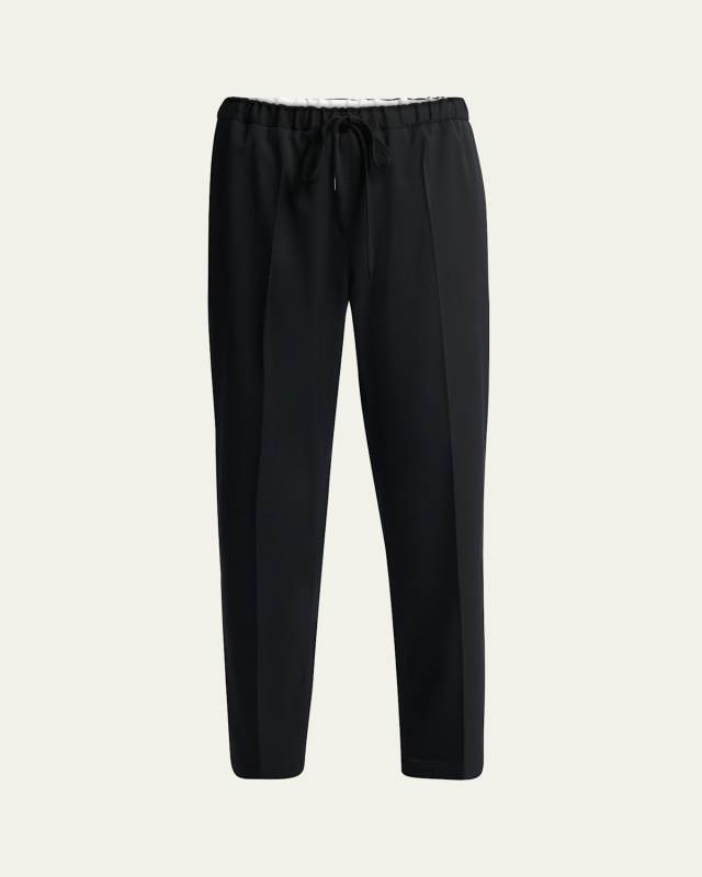 Wool Drawstring Pants